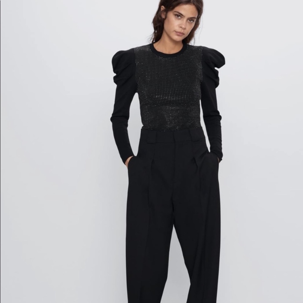 Zara puff sleeve sweater
